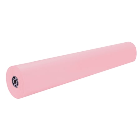 Rainbow Colored Kraft Duo-Finish Paper Roll, Pink, 36in x 1,000ft 0063260